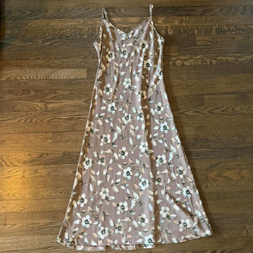Express 90s midi slip dress